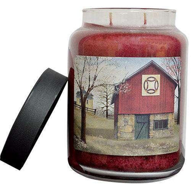 Quilt Barn Jar Candle, 26oz - The Fox Decor